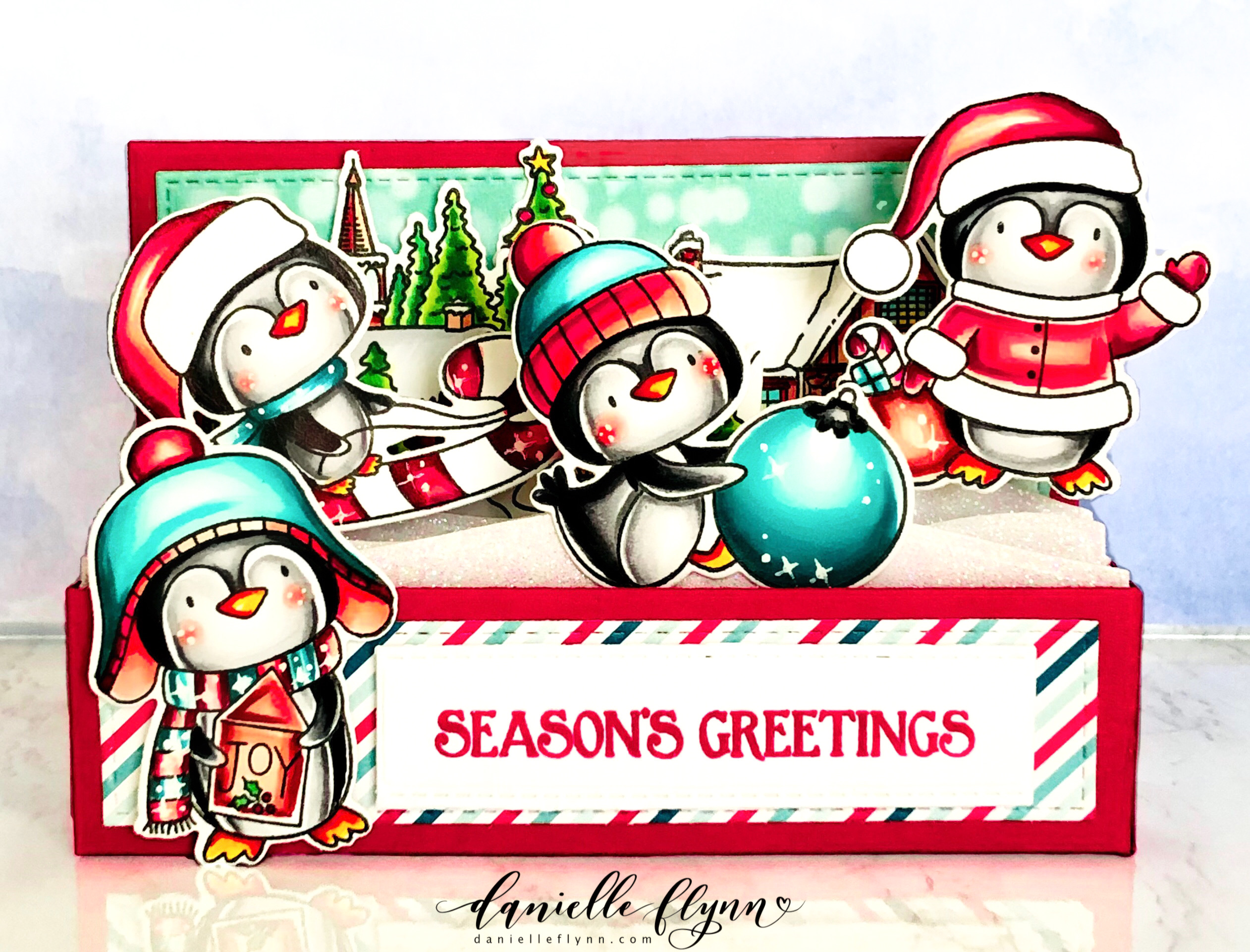 MFT-PENGUINING TO LOOK LIKE XMAS 1PEG